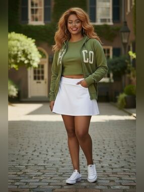 Hollister Unisex Olive Green SolidCore HCO Hoodie Size XL